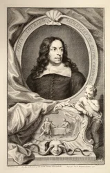 John Thurlow portréja, illusztráció a „Heads of Illustrious Persons of Great Britain”, pub. Írta: Knapton, London, 1742