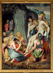 Jacopo del Conte (1510-1598) sírfestménye 16. századi V. 2,57x1,92 m Chantilly, Musee Conde