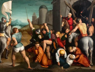 Felmászás a Golgotára, 1535-1534 körül (olaj, vászon)