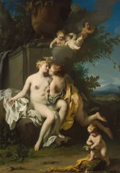 Flora and Zephyr, 1730 körül (olaj, vászon)