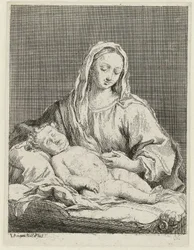 Mária gyermekével