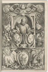 Homlokzat Szent Ferenc portréjával