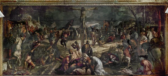Keresztrefeszítés (olaj, vászon)