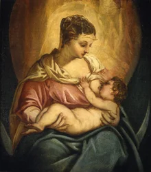 Madonna ápolása.