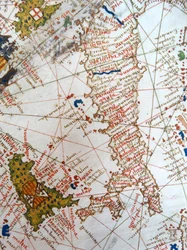 Olaszország és Szicília Európa reneszánsz térképéről, Jacopo Russo (utána), 1528