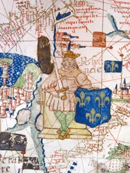 Európa reneszánsz térképe, Jacopo Russo, (1528 után).