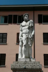 Herkules szobra, Jacopo Sansovino, Brescello, Emilia Romagna tartomány, Olaszország