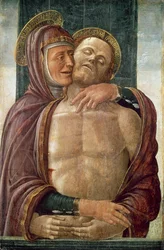Szűz a halott Krisztussal, 1480 körül (tempera a panelen)