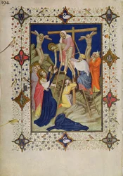 MS 11060-11061 Kereszt órái: vesperás, leszállás a keresztről
