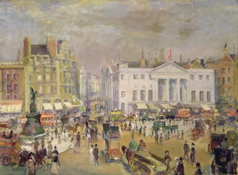 Piccadilly Circus, 1908-9 körül (olaj, vászon)