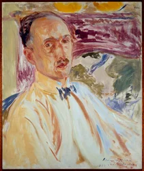 Tanulmány Francois Mauriac (1885-1970) francia író portréjához. Jacques Emile (Jacques-Emile) Blanche (1861-1942) festménye