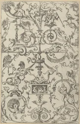 Groteszk tábla, 1550.