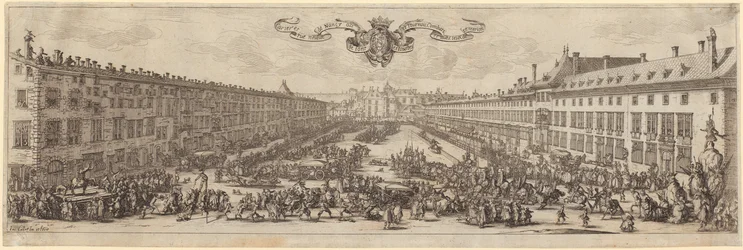 A nancy-i Rue Neuve látképe