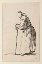 Koldusasszony rózsafüzérrel, A koldusoktól (La mendiante aux rosaire)
