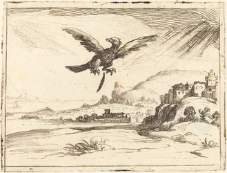 A sas elveszti egy régi tollat, 1628.