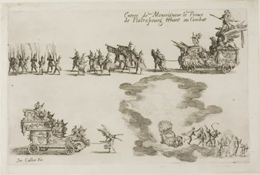Monseigneur, Phalsbourg hercegének, a harc védőjének belépése a Harc a sorompónál című részből