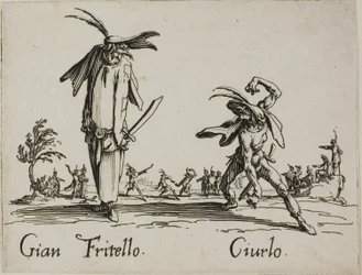 Gian Fritello - Ciurlo, 7-es tányér a Balli di Sfessania-tól