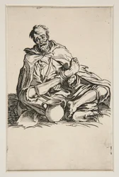 Le Malingreux - No. 13 of Les Gueux   1339654   hu       hungarian Successfully Translated  Original: Plate 310, from A Curious Herbal Translat: Plate 310, from 