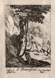 A bűnbánók: Szent Ferenc.