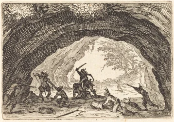 Rablókat támadó katonák, c. 1622.