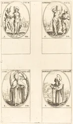 Szent Agáta; Szent Dorottya; Ravennai Szent Romuald; Szent Pál verduni püspök