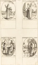 Szent Barnabás apostol, Szent Honofrius, Páduai Szent Antal, Nagy Szent Bazil.