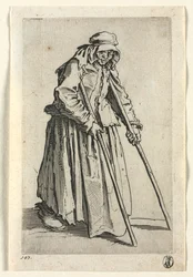 A koldusok: Mankós koldusasszony c. 1623.