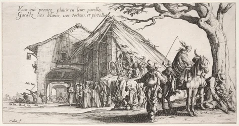A bohémek: A megállóhely: A jósnő c. 1621-1625.