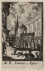 Az apostolok vértanúsága: Szent Simon