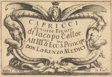 A Capricci címlapja