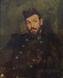 Felicien Cacan egyenruhában, 1915