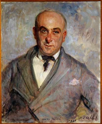 Max Jacob (1876-1944) francia költő portréja Jacques Emile (Jacques-Emile) Blanche festménye (1861-1942)