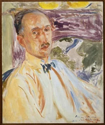 Tanulmány Francois Mauriac (1885-1970) portréjához. Jacques Emile Blanche (1861-1942) festménye, olaj, vászon