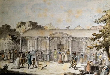 Kilátás a Cafe Goddet-re (vagy Godet-re), Boulevard du Temple-re, a konzulátus idején