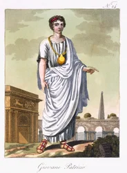 Egy fiatal patrícius, illusztráció a "L