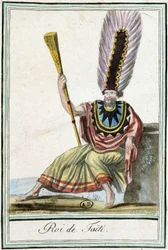 Tahiti királya – J. Grasset Saint-Sauveur „” Utazások enciklopédiájában”