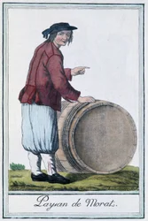 Paraszt de Morat (Svájc) – Grasset St Sauveur „” Utazások enciklopédiájában”, szerk. 1796
