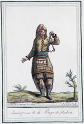 Sauvagesse of Hudson Bay (Kanada) – Grasset St Sauveur „” Utazások enciklopédiájában”, szerk. 1796