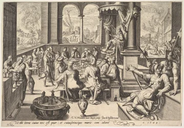 Egy gyermekkirály kormányának allegóriája, 1588.