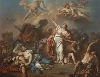 Apollo és Diana megtámadják Niobe gyermekeit