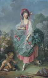 Marie-Madeleine Guimard balerina 1743-1816, mint Terpsichore