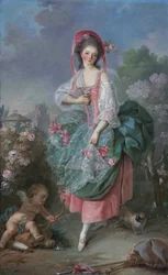 Guimard kisasszony mint Terpsichore
