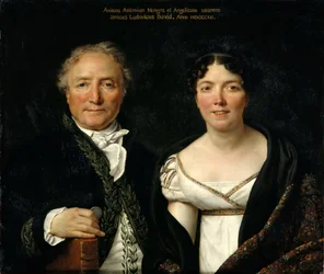 Antoine és Angélique Mongez portréja, 1812.