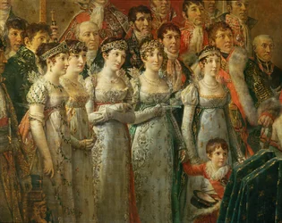 Napóleon koronázása a Notre-Dame-ban …