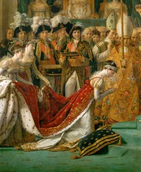 Napóleon koronázása a Notre-Dame-ban …