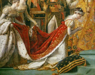 Napóleon megkoronázása a Notre-Dame-ban ...