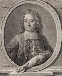 Jean-Francois Lallouette zeneszerző portréja 1651-1728.