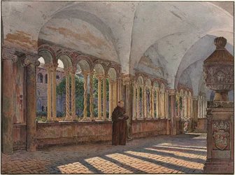Kilátás a San Giovanni kolostorra Lateranoban, Rómában