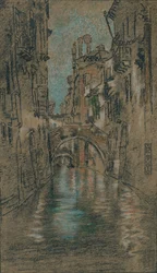 Egy velencei csatorna, 1880