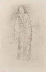 Drapizált modell, 1870.